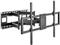 Roline VALUE zidni nosač za TV 60-120", udaljenost od zida 75mm-703mm, nosivost 120Kg, crni