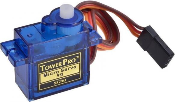 Servo motor SG90 ,9g, 360°, 1.6KG