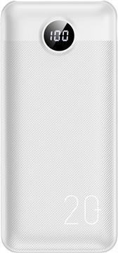 VEGER portable battery L20s 20000 mAh, white