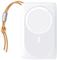 VEGER portable battery MagOn 10000 mAh, white