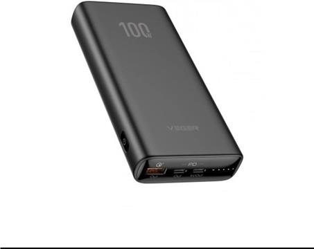 VEGER T100 PowerBank 20,000 mAh T100, black