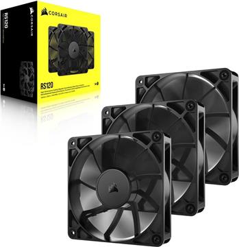 Corsair RS120 Computer case Fan 12 cm Black 3 pc(s)