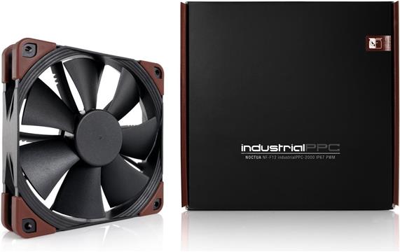 Noctua NF-F12 INDUSTRIALPPC-2000 IP67 PWM Computer case Fan 12 cm Black, Brown