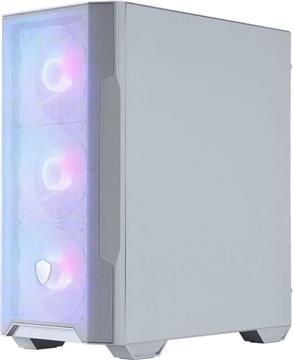 MSI MAG FORGE M100R Midi Tower Transparent, White