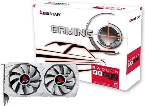Grafička kartica Biostar Radeon RX 580 8GB GDDR5 White