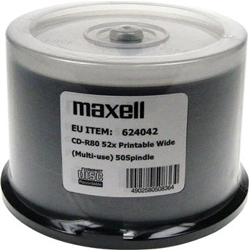 MAXELL CD-R 700MB 50 pcs. 52x80 min, spindel, CD-R for printing