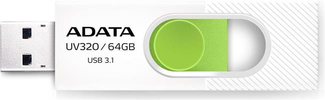 ADATA UV320 USB flash drive 64 GB USB Type-A 3.2 Gen 1 (3.1 Gen 1) Green, White