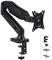 Maclean MC-860 monitor mount / stand 68.6 cm (27") Black Desk