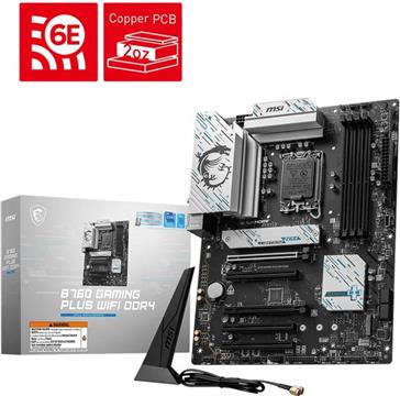 MSI B760 GAMING PLUS WIFI DDR4 motherboard Intel B760 LGA 1700 ATX