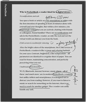 Ebook PocketBook InkPad Eo 10.3” E-Ink Kaleido 3 64GB WI-FI Mist Gray