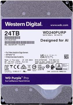 Western Digital Purple Pro WD240PURP internal hard drive 24 TB 7200 RPM 512 MB 3.5" Serial ATA III