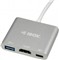 iBox IUH3CFT1 notebook dock/port replicator USB 3.2 Gen 1 (3.1 Gen 1) Type-C Silver