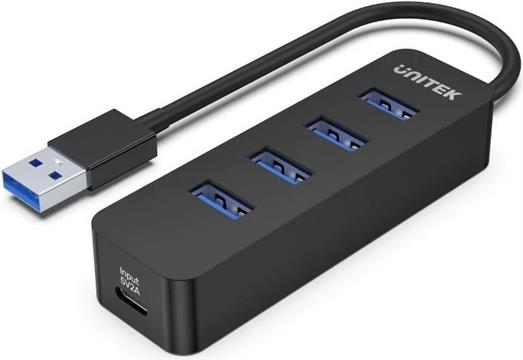 UNITEK HUB USB-A 4X USB-A 3.1, ACTIVE,10W, H1117A