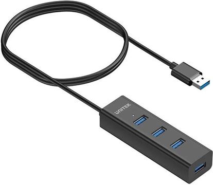 UNITEK Y-3089V01 interface hub USB 3.2 Gen 1 (3.1 Gen 1) Type-A 5000 Mbit/s Black