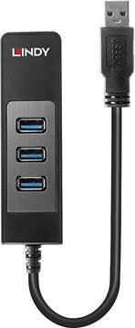 Lindy USB 3.0 Hub and Gigabit Ethernet Converter
