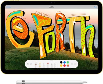 Apple iPad 64 GB 27.7 cm (10.9") Wi-Fi 6 (802.11ax) iPadOS 18 Yellow, MCM94HC/A
