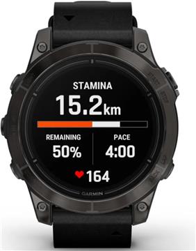 Garmin EPIX PRO g2 47mm Sapphire Carbon Gray DLC Tit Black Leather, 010-02803-30