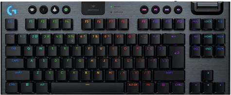 LOGITECH G915 X LIGHTSPEED TKL Wireless Gaming Keyboard - BLACK - US INT'L - 2.4GHZ/BT - EMEA28i-935 - TACTILE