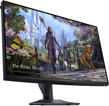 Monitor Alienware AW2725QF 27", 3840x2160, 4K UHD, 180Hz, IPS Antiglare, 16:9, 1000:1, 400 cd/m2, NVIDIA G-SYNC, 1ms/0.5ms, 178/178, DP, 2xHDMI, USB-C, USB-B, 3xUSB-A, Tilt, Swivel, Pivot, Height Adju