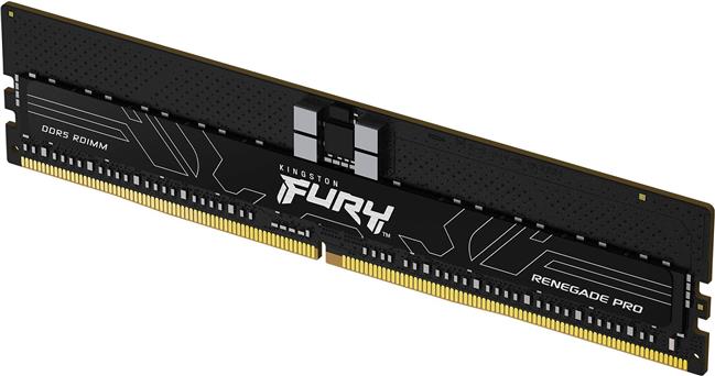 Kingston 128GB 6000MT/s DDR5 ECC Reg CL32 DIMM (Kit of 8) FURY Renegade Pro EXPO, KF560R32RBEK8-128