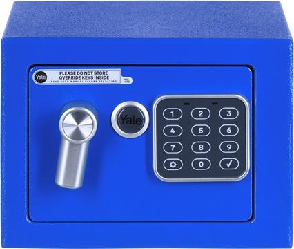 Yale YSV/170/DB2/B Freestanding safe 3.8 l Steel Blue