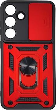 MM TPU SAM GALAXY S25 - ANTI-SHOCK WITH RING crvena