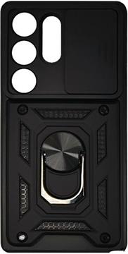 MM TPU SAM GALAXY S25 ULTRA - ANTI-SHOCK WITH RING crna