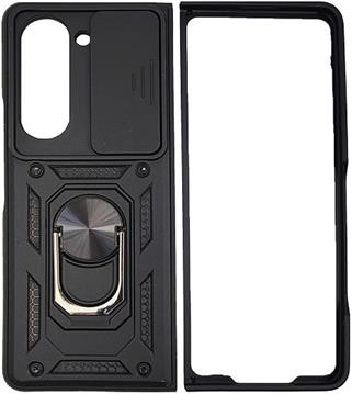 MM TPU SAM GALAXY Z FOLD 5 ANTI-SHOCK WITH RING crna