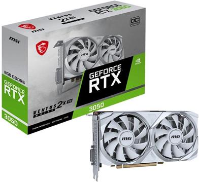 Grafička kartica MSI GeForce RTX 3050 VENTUS 2X XS WHITE 8G OC
