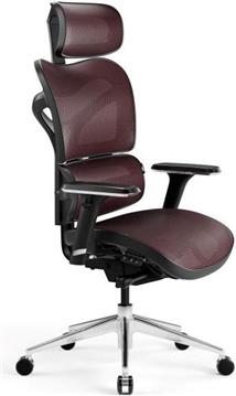 Diablo V-COMMANDER Office armchair Black, Burgundy