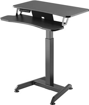 Maclean MC-835 Portable Desk Electric Height Adjustable 72 -122cm max. 37 kg Control Panel Sit Stand Work Station