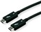 Roline Thunderbolt 3 kabel, 40GBit/s, 5A, M/M, 1.0m, crni