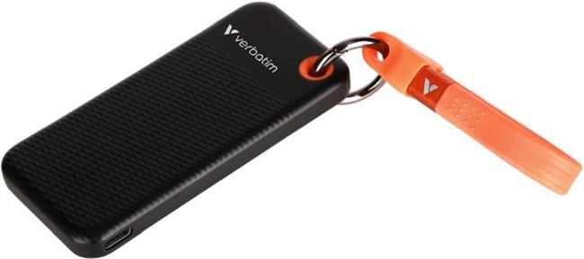 Verbatim Pocket 1TB SSD vanjski disk, USB 3.2 Gen2, Black/Orange
