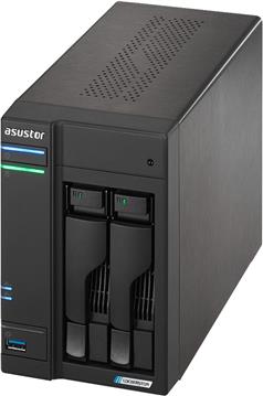 ASUSTOR NAS AS6702T Lockerstor2 Gen2 2x 3.5" 4x M.2 cache 2x 2.5Gbe Celeron QuadCore N5105 2.9GHz 4GB single PSU desktop