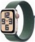 Apple Watch SE GPS + Cellular 40mm Starlight Aluminium Case with Lake Green Sport Loop