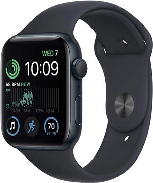 APPLE Watch SE GPS + Cellular 44mm Midnight Aluminium Case with Midnight Sport Band - S/M