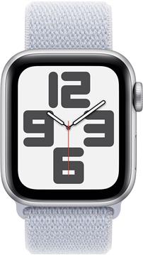 APPLE Watch SE GPS 40mm Silver Aluminium Case with Blue Cloud Sport Loop