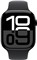 APPLE Watch Series 10 GPS + Cellular 42mm Jet Black Aluminium Case with Black Sport Band - S/M