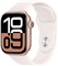 APPLE Watch Series 10 GPS + Cellular 42mm Rose Gold Aluminium Case with Light Blush Sport Band - S/M