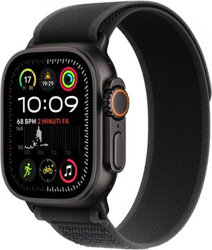 APPLE Watch Ultra 2 GPS + Cellular 49mm Black Titanium Case with Black Trail Loop - S/M