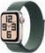 APPLE Watch SE GPS 44mm Starlight Aluminium Case with Lake Green Sport Loop