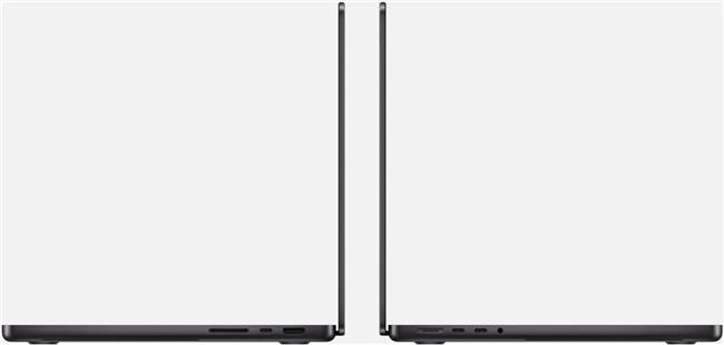 APPLE MacBook Pro Z1FF 35,97cm 14,2Zoll StD M4 Pro 14C CPU/20C GPU/16C N.E. 48GB 1TB SSD 96W USB-C DE Schwarz