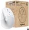Logitech Lift for Business Vertical mouse ergonomic 6 buttons wireless Bluetooth 2.4 GHz Bolt USB receiver off-white