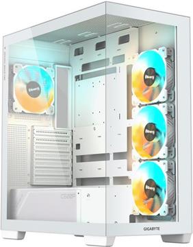 Gigabyte C500 Panoramic Stealth Ice USB-C USB 3.2 GEN2 ATX ARGB Lighted housing, white