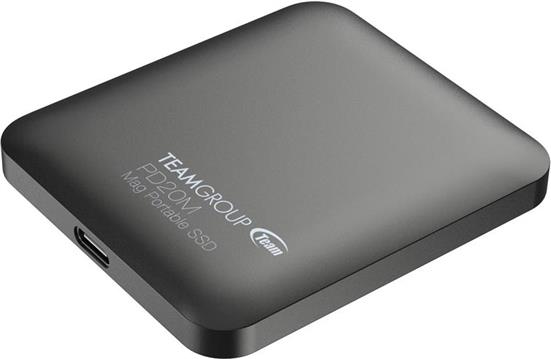 Teamgroup 2TB PD20M Mag Portable SSD Drive - Grey, TPSEG2002T0C108
