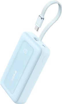 Anker Zolo Powerbank 20000 mAh, 30W with built-in USB-C cable, blue