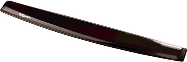 Fellowes Crystal™ Gel Keyboard Wrist Rest, Black