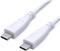 Roline VALUE USB 3.2 Gen 2 kabel, PD (Power Delivery) 20V5A, Emark, C-C, M/M, bijeli, 0.5 m