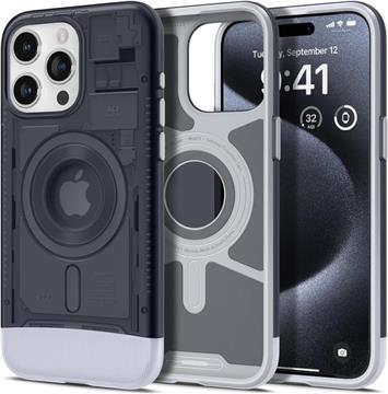 Spigen Classic C1 MagSafe, graphite - iPhone 15 Pro Max (ACS06607)