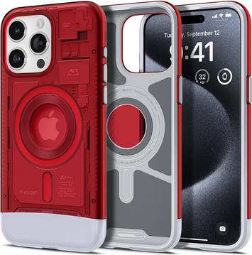 Spigen Classic C1 MagSafe, ruby - iPhone 15 Pro (ACS06744)